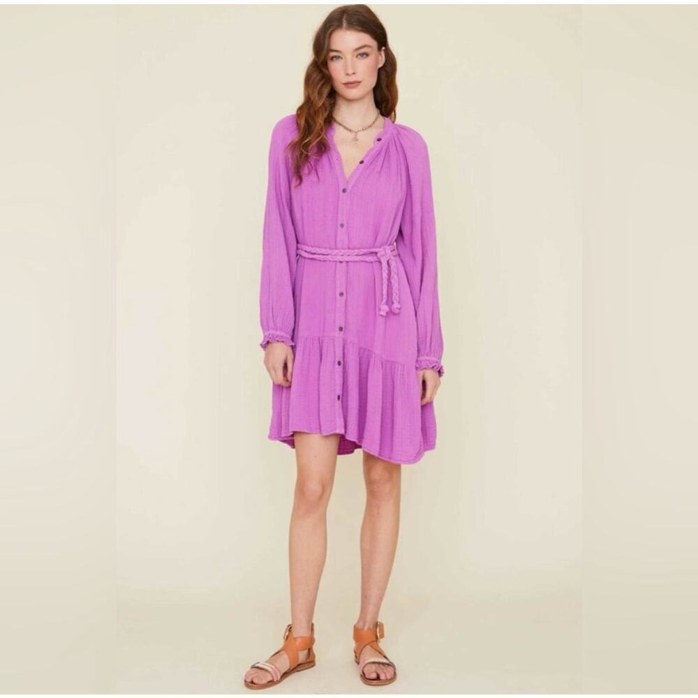 Xirena Purple Rainey Mini Dress XL